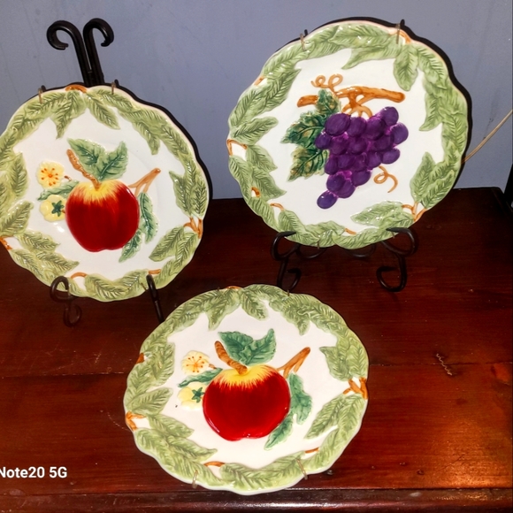 3 Charter Club , Summer Grove Dishes - Picture 1 of 6